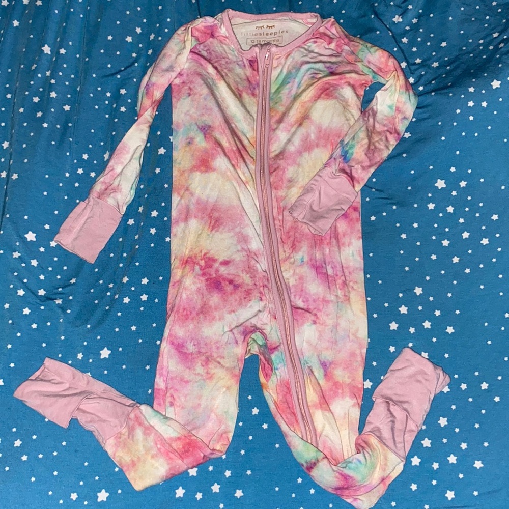 Little sleepies cotton candy zippy